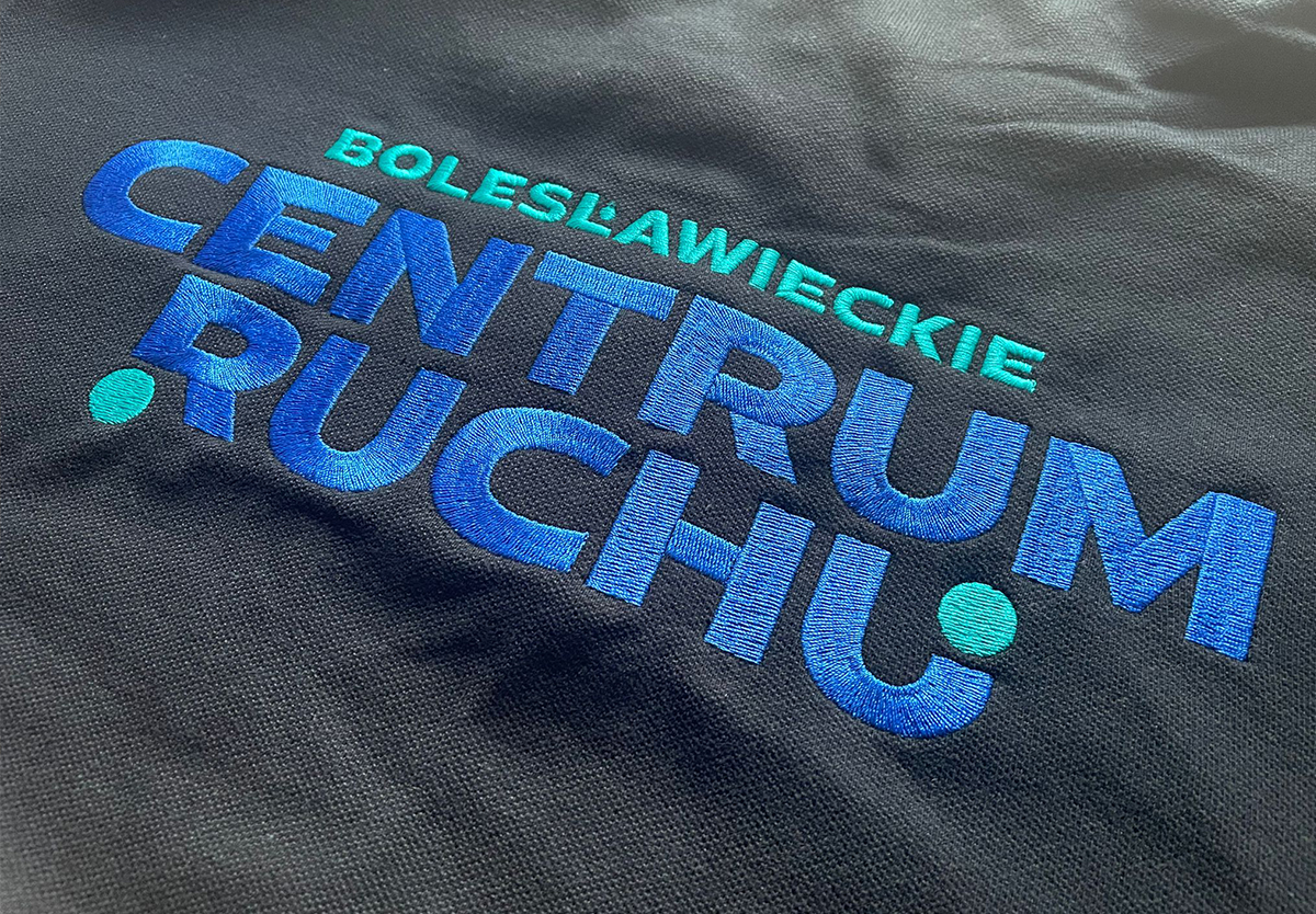 Haft na koszulkach dla Bolesławieckiego Centrum Ruchu