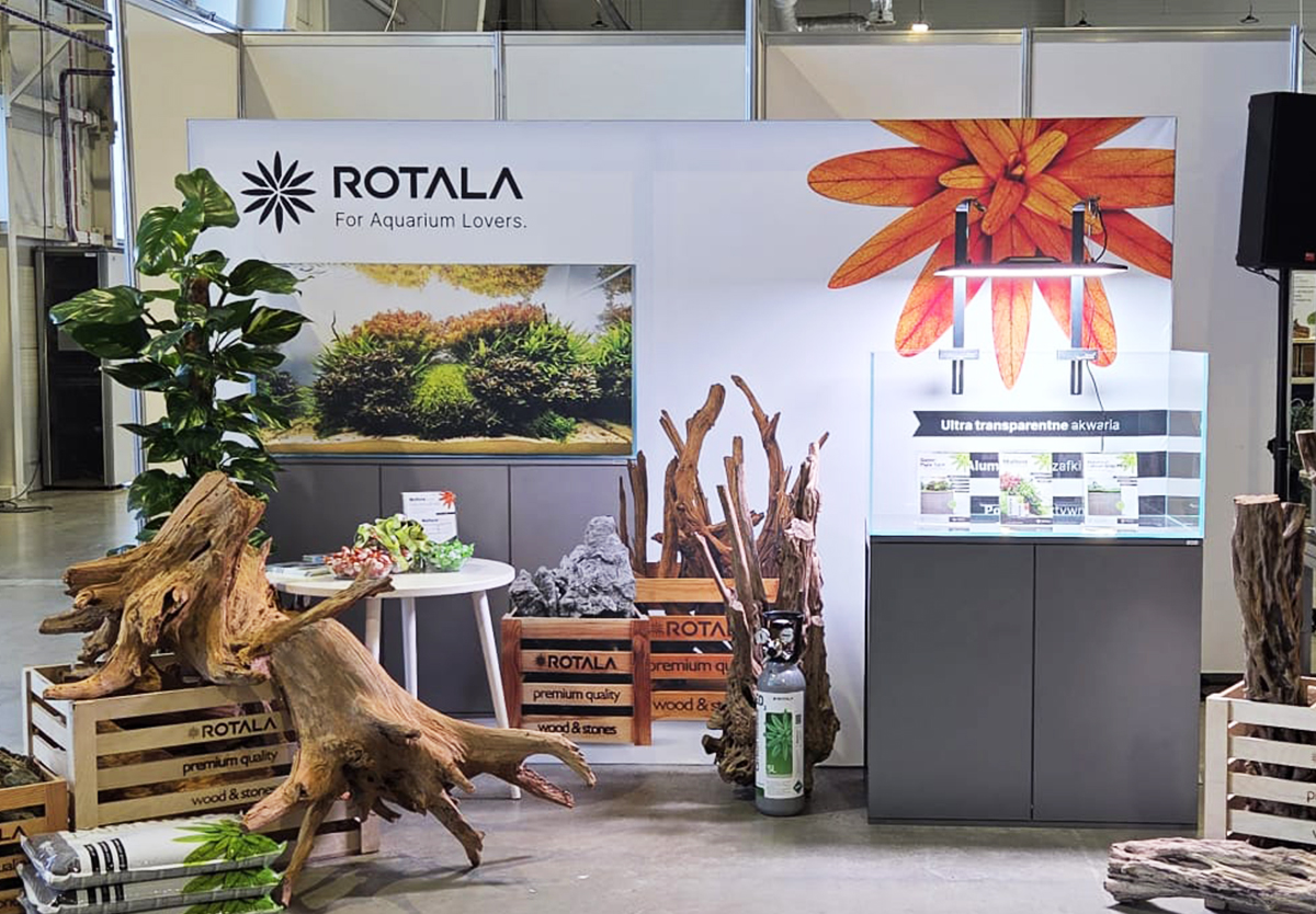 Ścianka reklamowa dla Aquaray Hurtowni Akwarystycznej